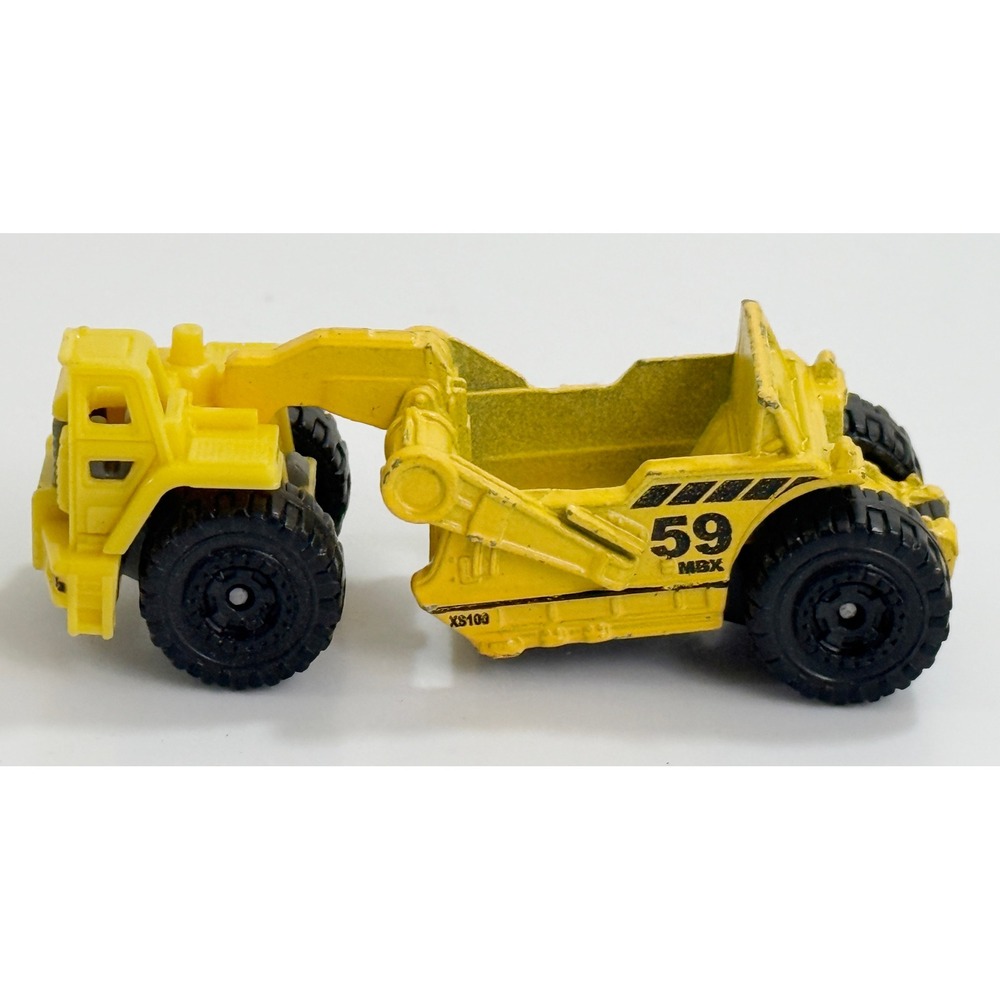 Matchbox MB45 Scraper Kids Toy Yellow Diecast Construction Vehicle MBX 59 XS100